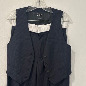 Zara wide leg trousers and vest